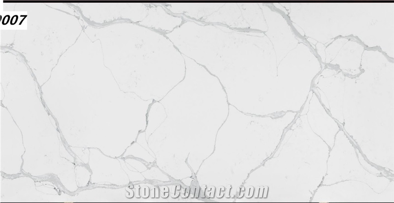 OEM US artificial stone white quartz slabs with high quality